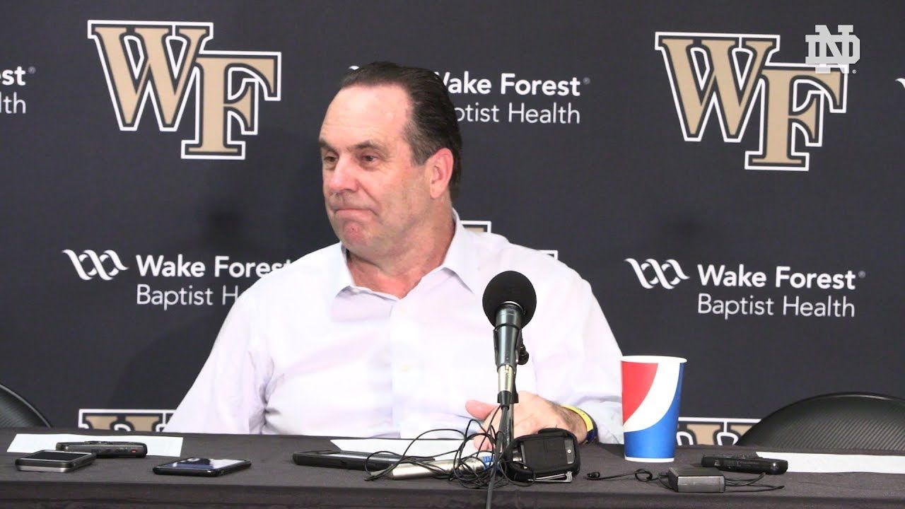 @NDmbb Mike Brey Post-Game Press Conference at Wake Forest (2018)