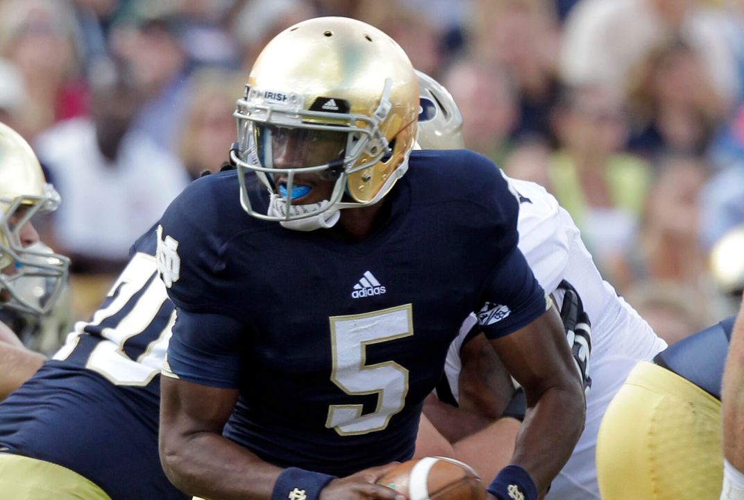 Everett Golson threw for 289 yards and one touchdown. He also scored a rushing touchdown.