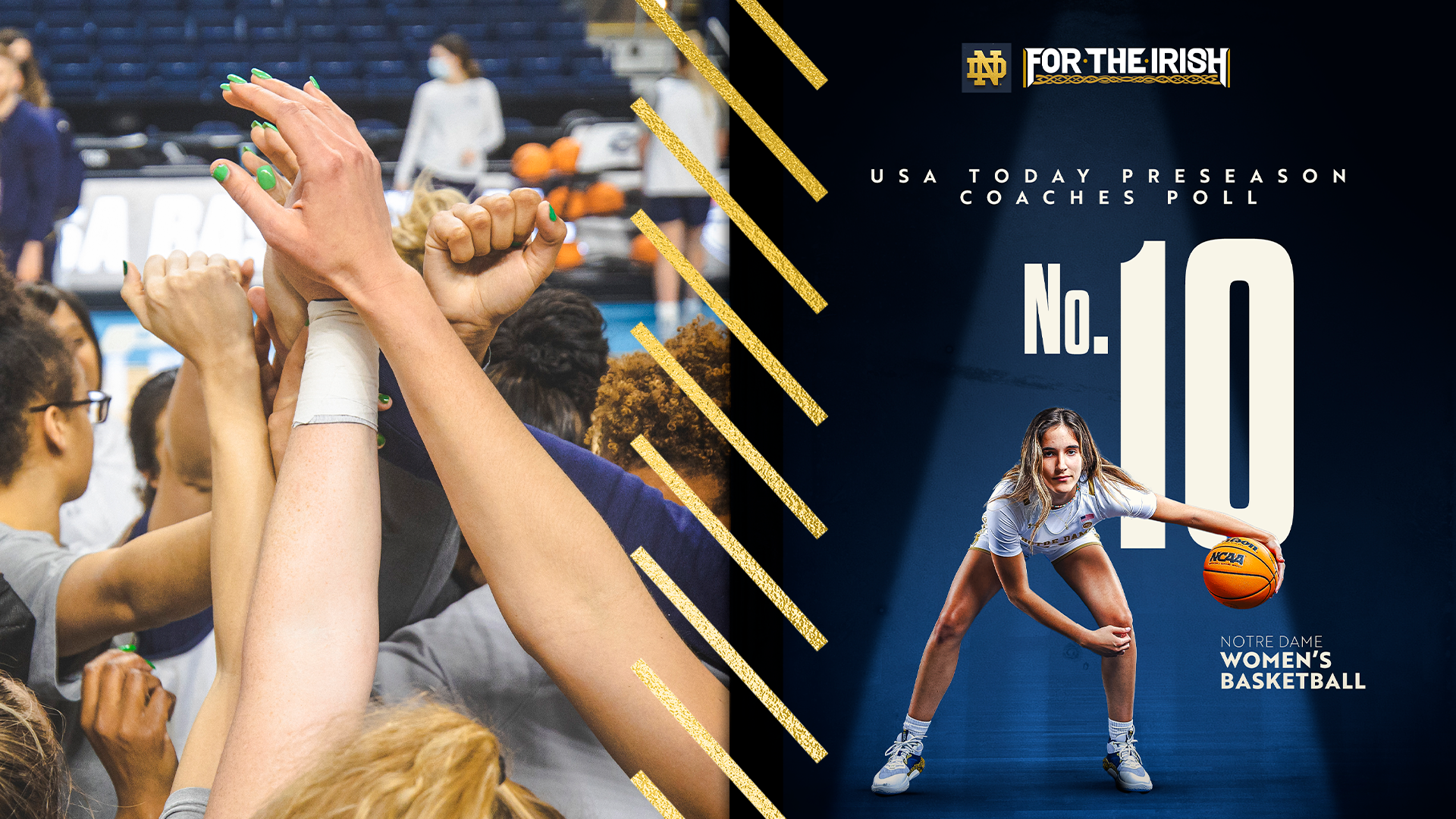 USA TODAY Coaches Poll slates Irish as No. 10 team in the nation USA TODAY Coaches Poll slates Irish as No. 10 team in the nation