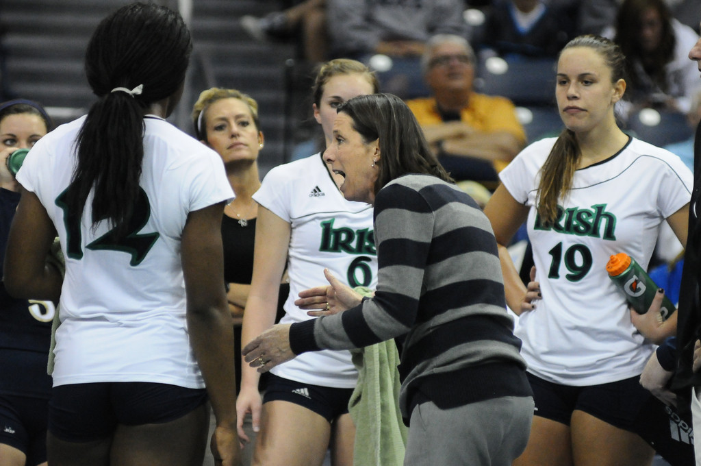 Notre Dame Women's Volleyball vs Syacuse 09-30-2012 Win (3-0)