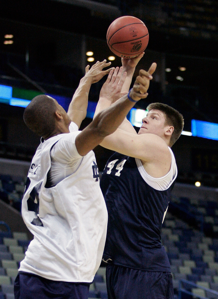 NCAA First Round Practice (AP)