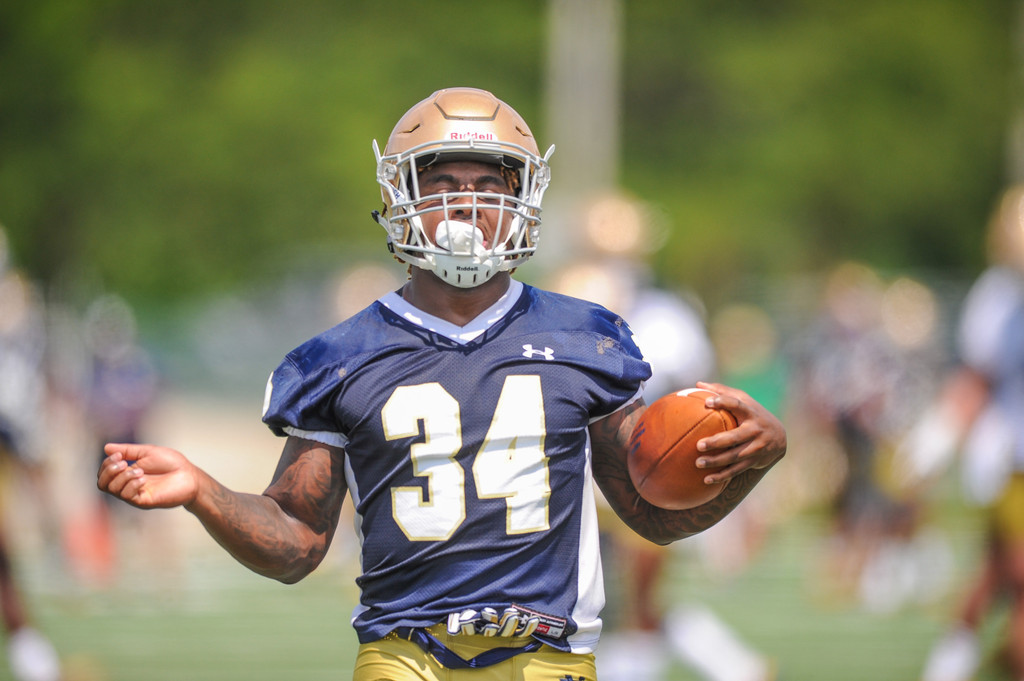 2017 Notre Dame Football Fall Camp - Practice One
