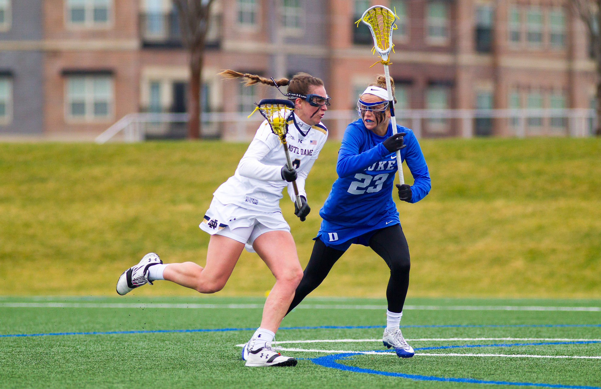 Buchanan’s Late Goal Lifts Irish Over Blue Devils Buchanan’s Late Goal Lifts Irish Over Blue Devils
