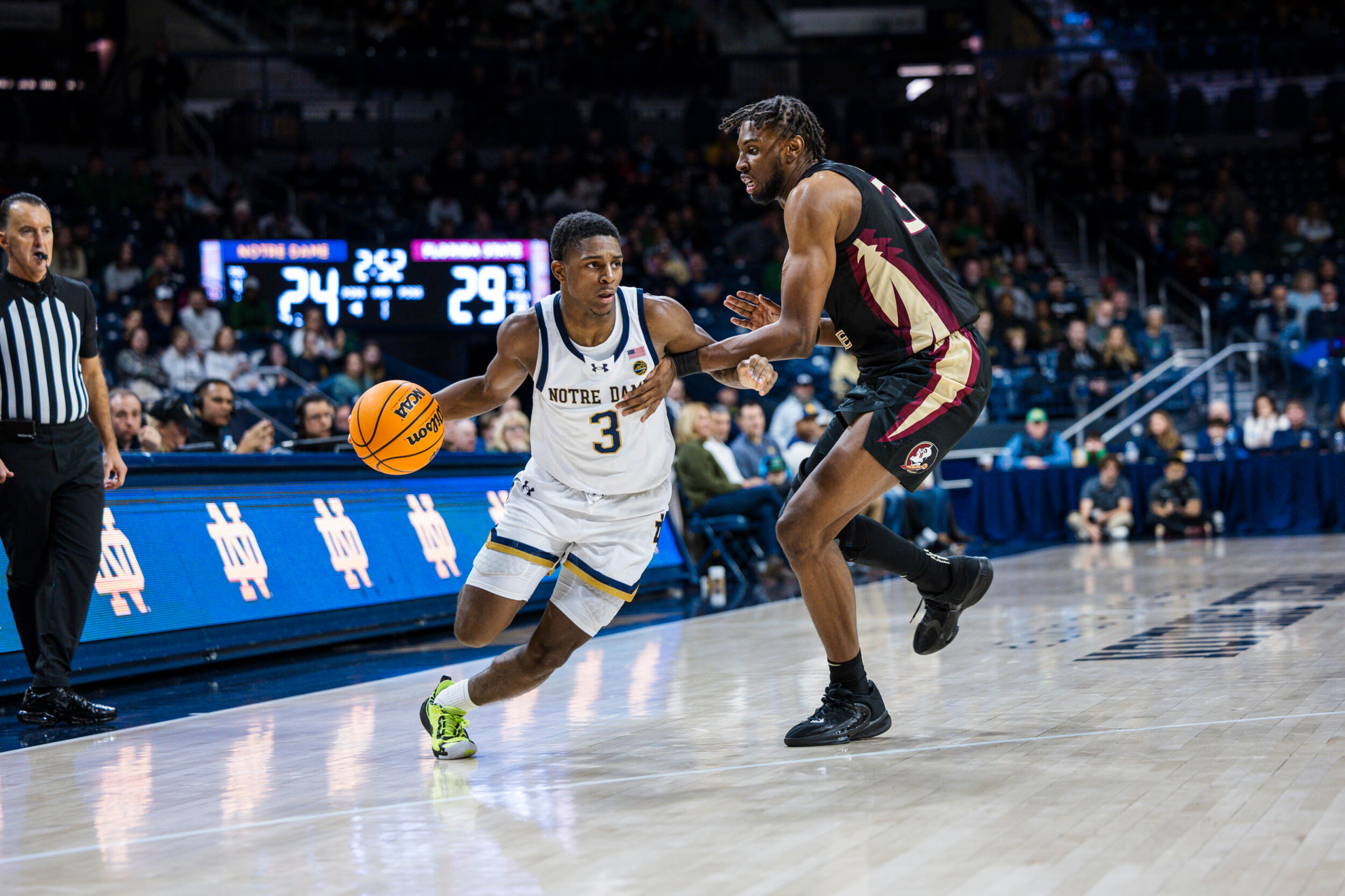Irish Drop 67-58 Contest to Florida State Irish Drop 67-58 Contest to Florida State