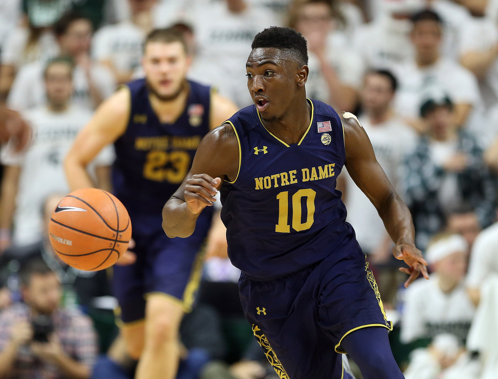 ND Men's Basketball at Michigan State (USATSI)