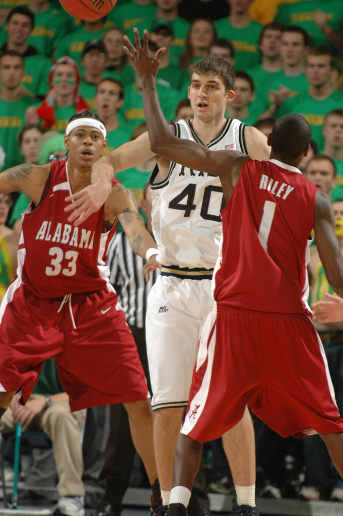 Notre Dame Downs Fourth-Ranked Alabama, 99-85