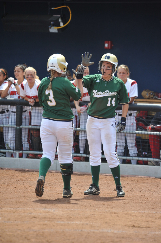 Notre Dame and Louisville Split Doubleheader