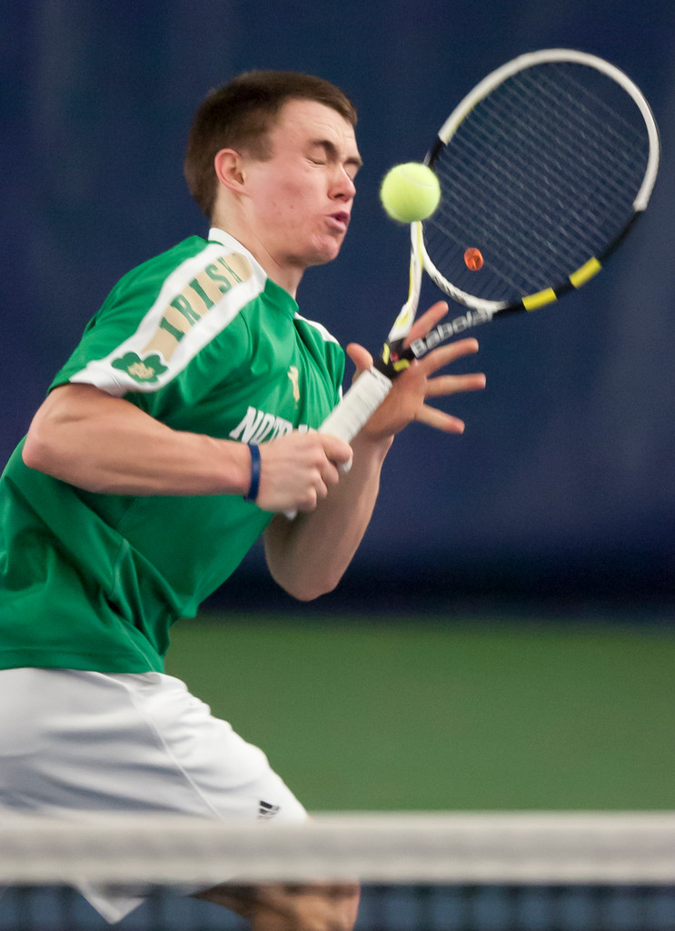 Notre Dame Men's Tennis vs Michigan on 02-16-2013