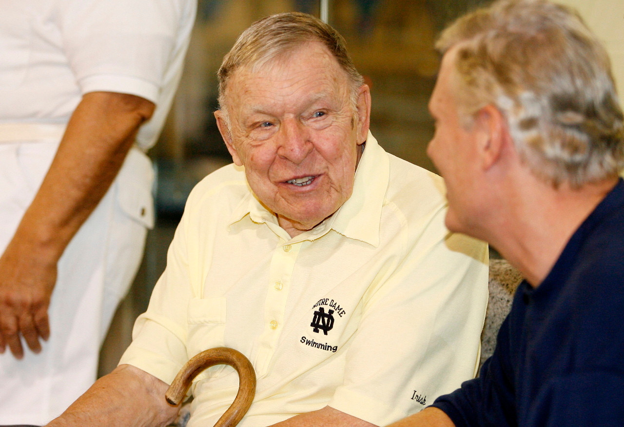 Irish To Honor Dennis Stark With Namesake Meet Former head coach Dennis Stark