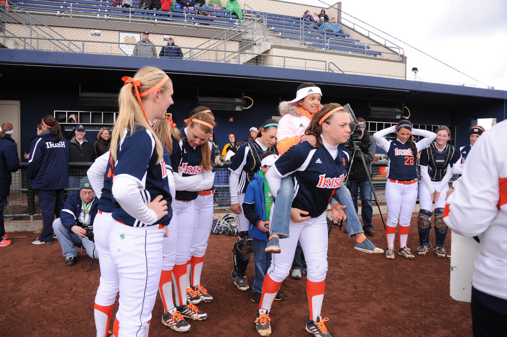 Notre Dame vs. Rutgers (Strikeout Cancer), 4-13-13 (Mike Bennett)