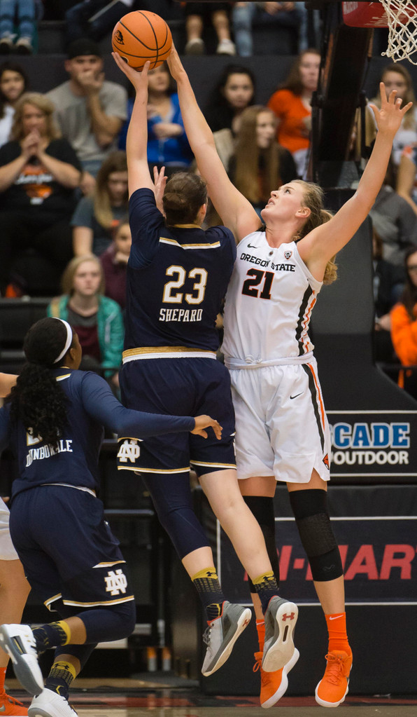 ND Women's Basketball at Oregon State (USATSI)