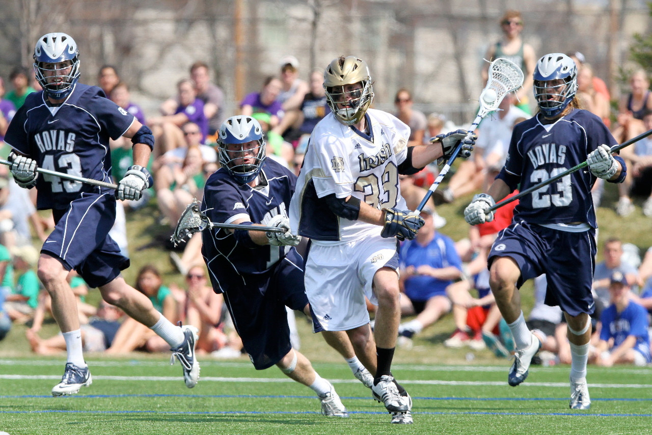 No. 2 Irish Stay Perfect With 10-7 Win Over St. John’s Senior midfielder David Earl tallied three goals and an assist for the Irish.