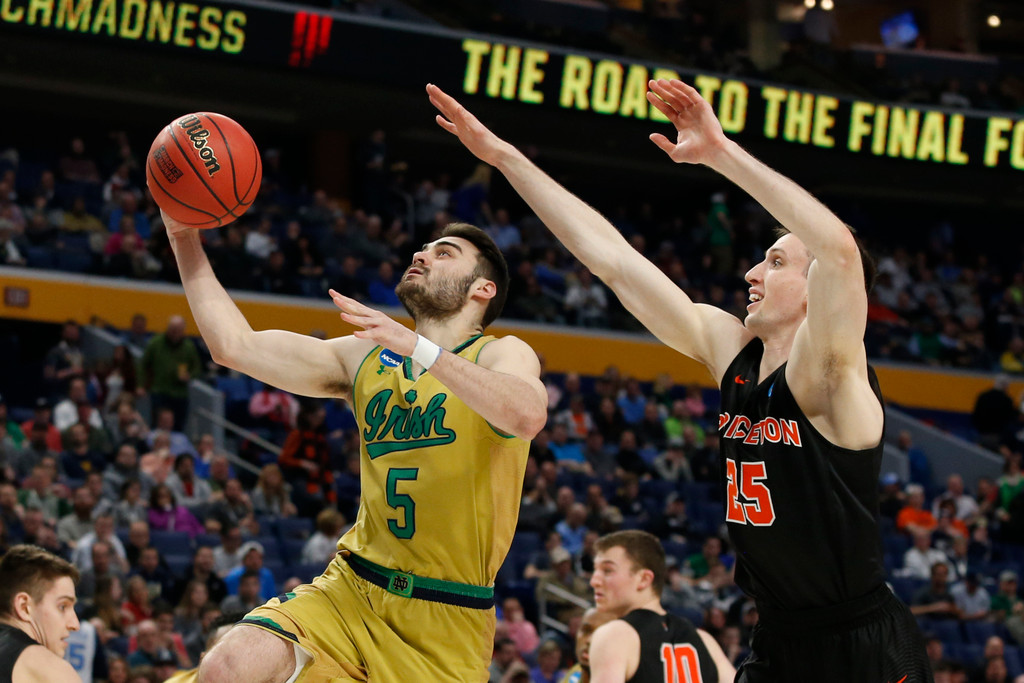 Notre Dame 60, Princeton 58