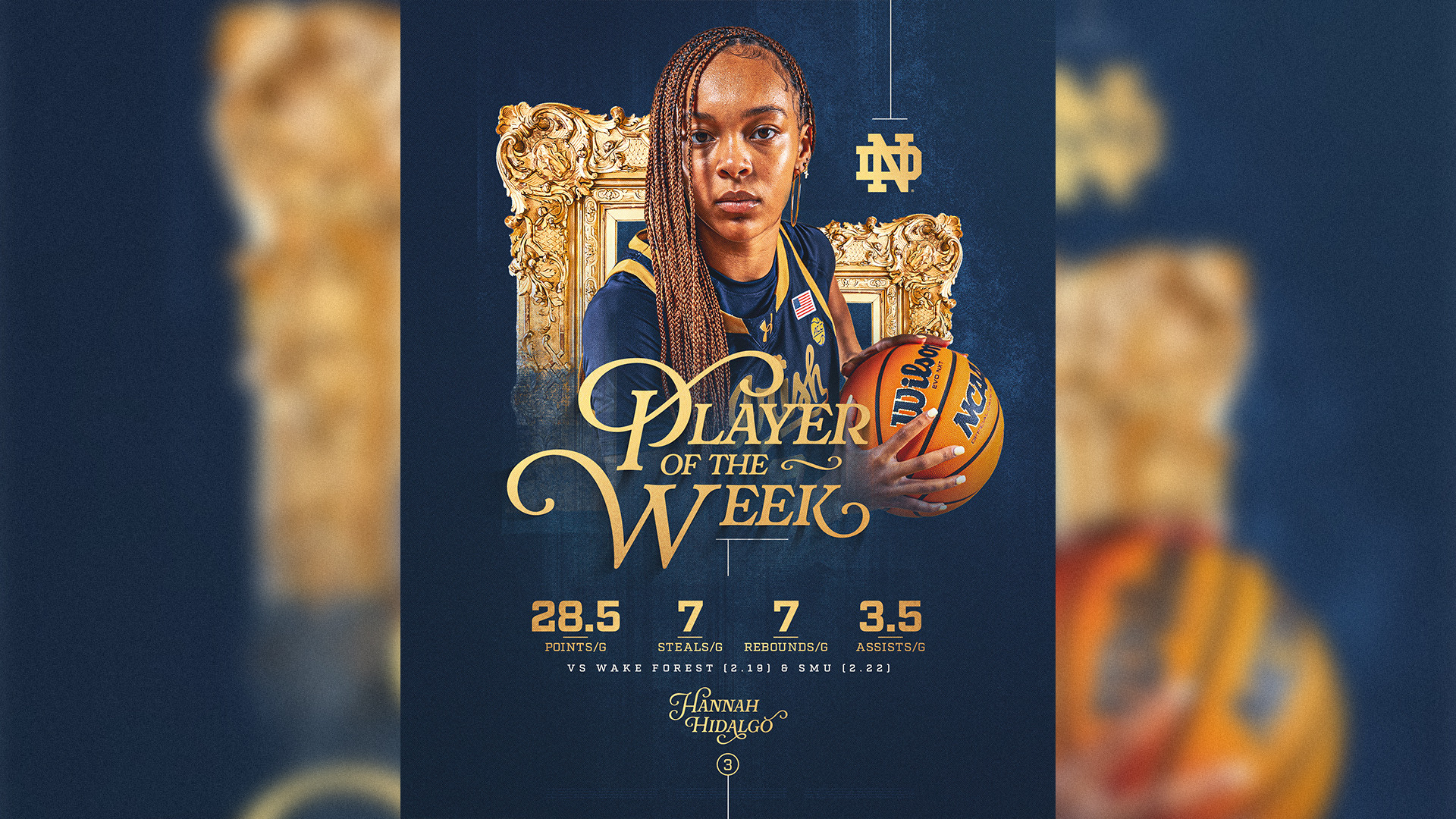 Hannah Hidalgo Named ACC Player Of The Week Hannah Hidalgo Named ACC Player Of The Week
