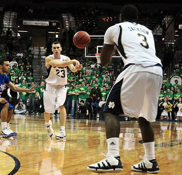 Ben Hansbrough tallied 12 points, nine assists and eight rebounds in the win over Cincinnati on Thursday.