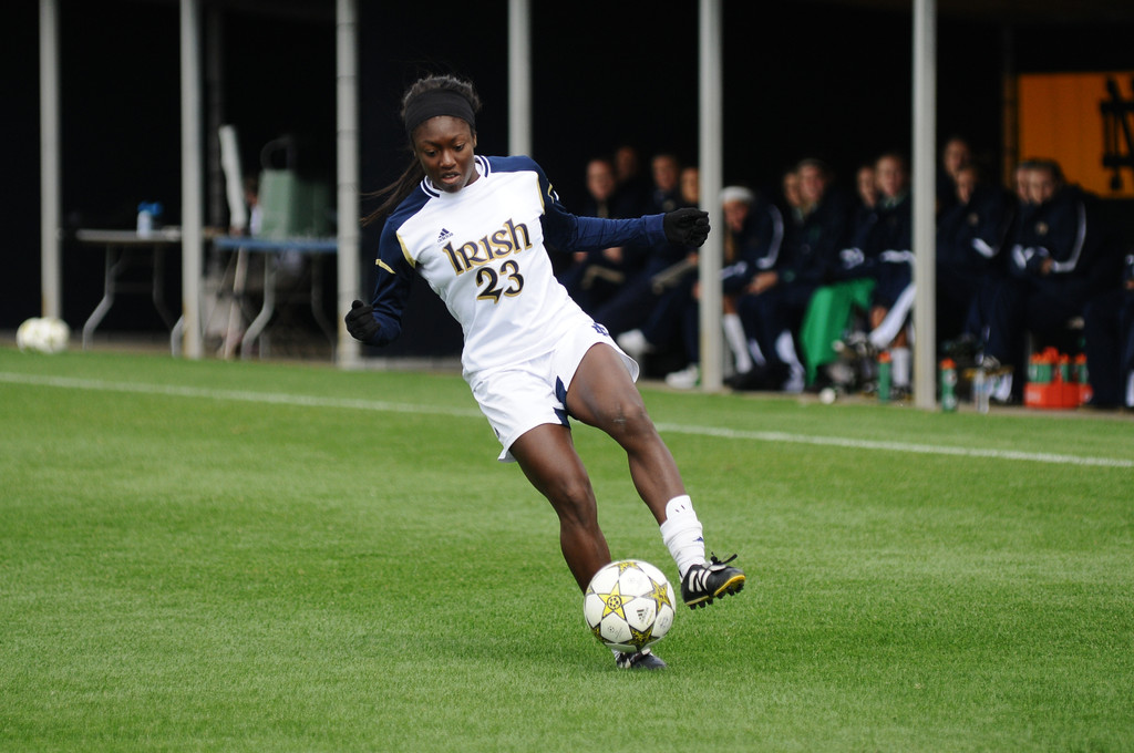 Notre Dame Women's Soccer vs Oakland on 09-23-2012