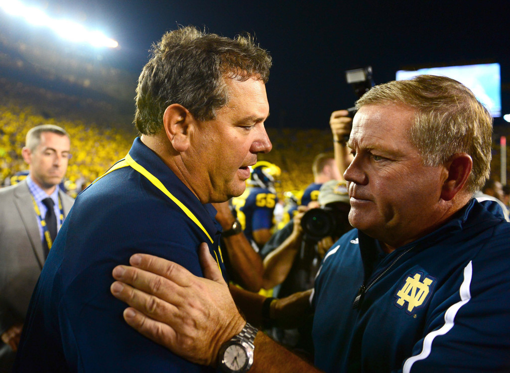 Notre Dame at Michigan (USATSI)