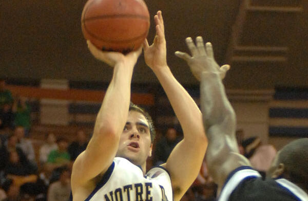 Harangody, McAlarney Lead Irish Past Penguins Kyle McAlarney