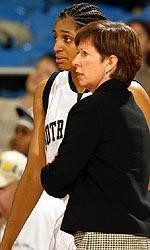 Notre Dame Announces 2004-05 Women’s Basketball Schedule The Irish, led by 18th-year head coach Muffet McGraw and senior All-America forward Jacqueline Batteast, will have seven games televised on either a national or regional basis this season.