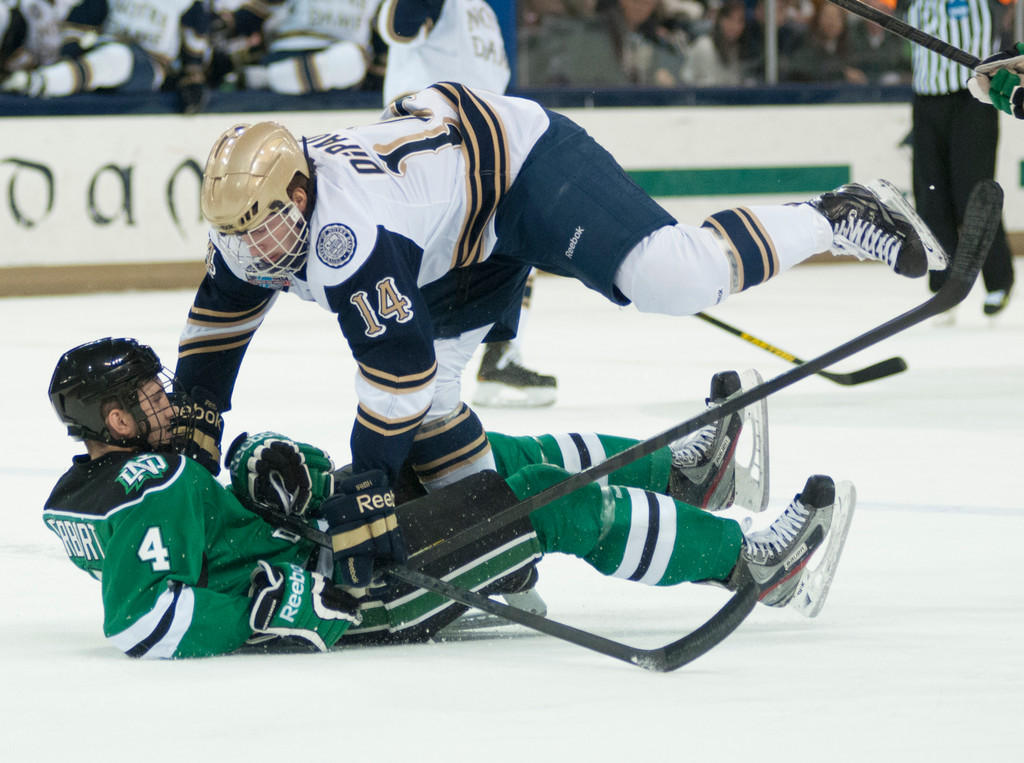 Notre Dame Men's Hockey vs North Dakota 11-23-2012