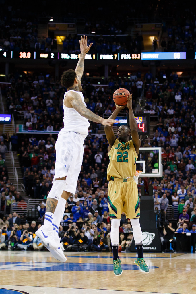 NCAA Men's Elite Eight: Notre Dame vs. Kentucky