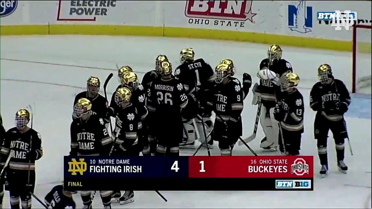 Highlights | @NDHockey vs Ohio State, Game 1 (2017)