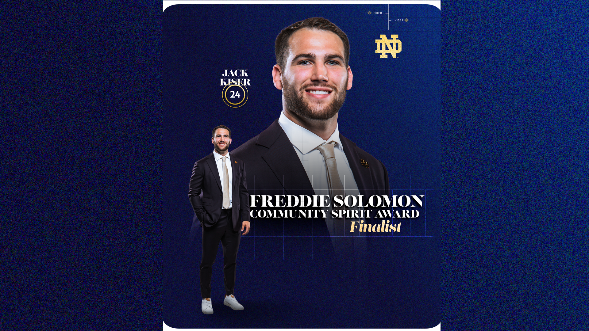 Kiser Selected As Finalist for Freddie Solomon Community Spirit Award Kiser Selected As Finalist for Freddie Solomon Community Spirit Award
