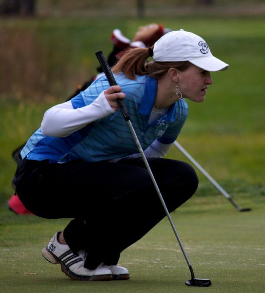 Huffer improved her final round score by six-strokes.