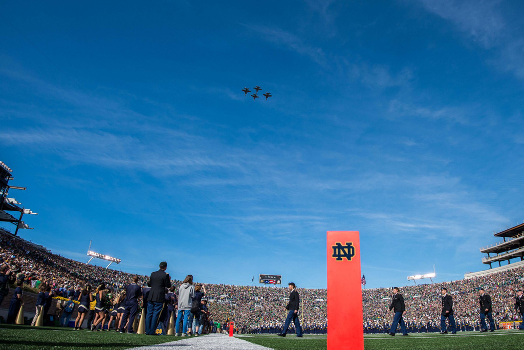 Notre Dame 41, Navy 24