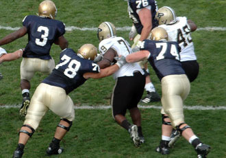 Sam Young Named First Team Freshman All-America by The Sporting News Freshman Sam Young.