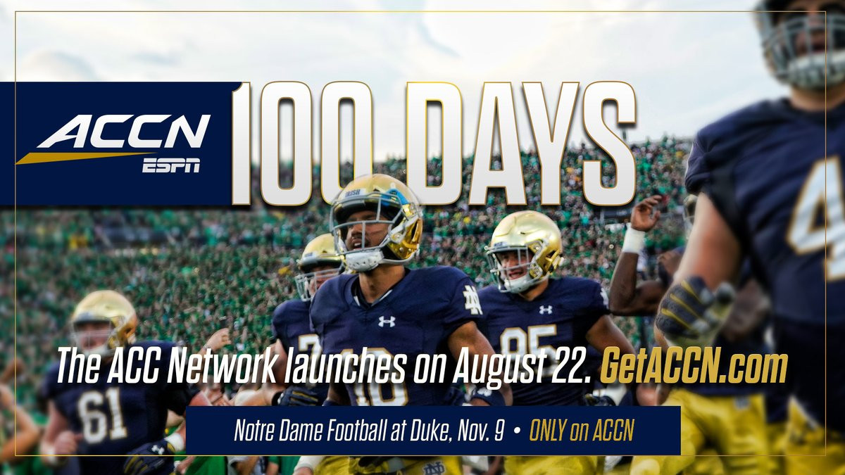 100 Days Until The ACC Network Is Here 100 Days Until The ACC Network Is Here