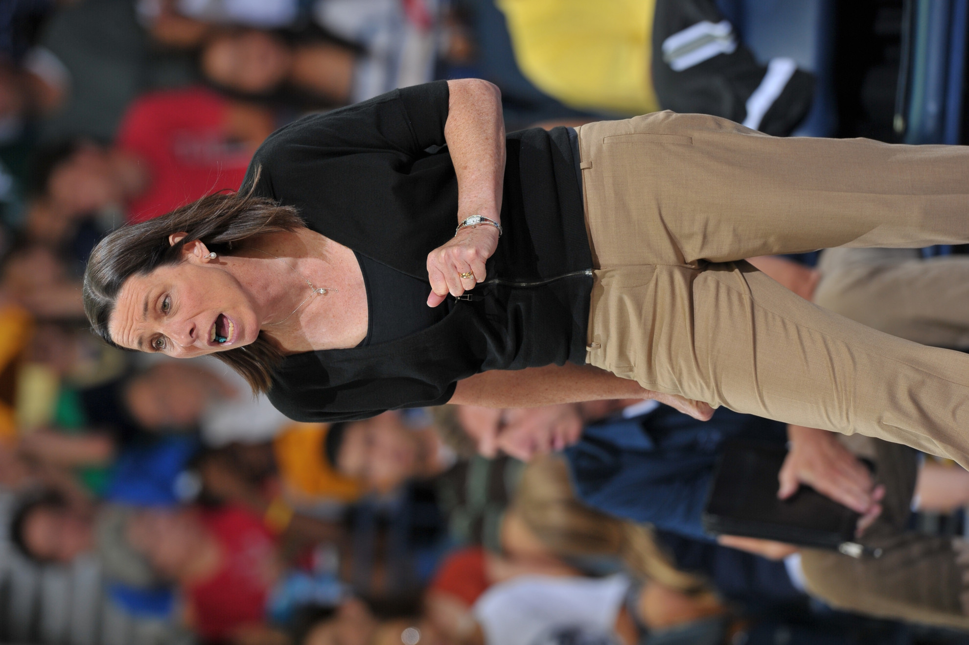 Volleyball Enters ACC With Experienced And Hungry Team Head coach Debbie Brown begins her 23rd season at Notre Dame next weekend, having compiled a 500-206 record during her tenure under the Golden Dome.
