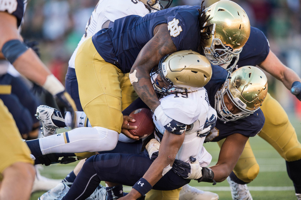 Notre Dame 41, Navy 24