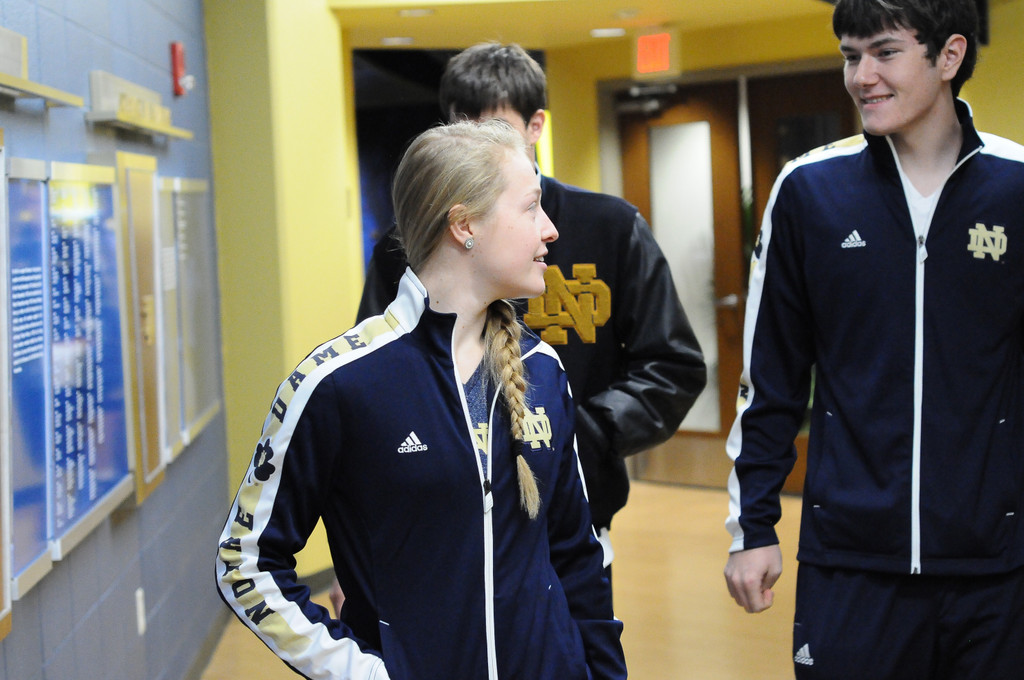 Notre Dame Fencing Dedication 10-20-2012