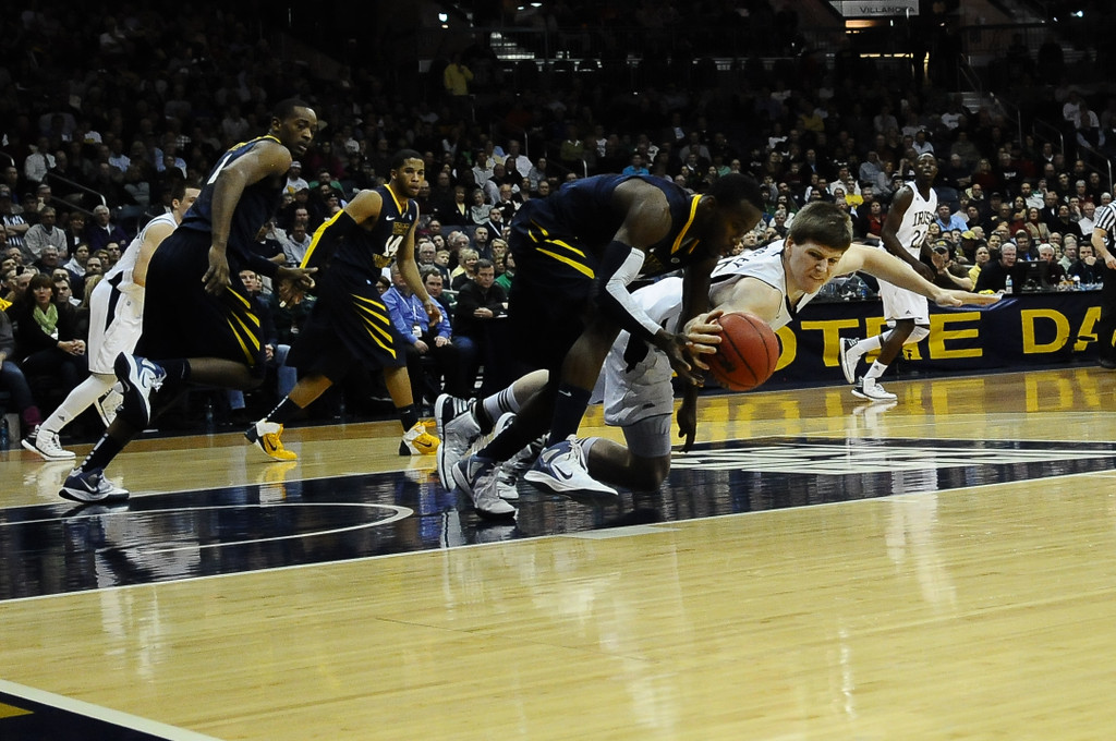 Notre Dame Men's Basketball vs West Virginia on February 22nd, 2011