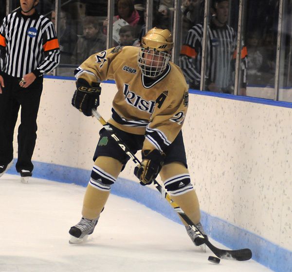 Senior center Kevin Deeth is Notre Dame's Scholar-Athlete of the Year and is in the running for CCHA Scholar-Athlete of the Year.