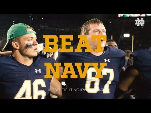 @NDFootball | Go Irish, Beat Navy. (2017)