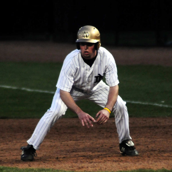 Texas-Pan American Rallies Past Irish, 9-7, In Series Opener Junior LF Alex Robinson with 2-for-3 with an RBI double Friday night.