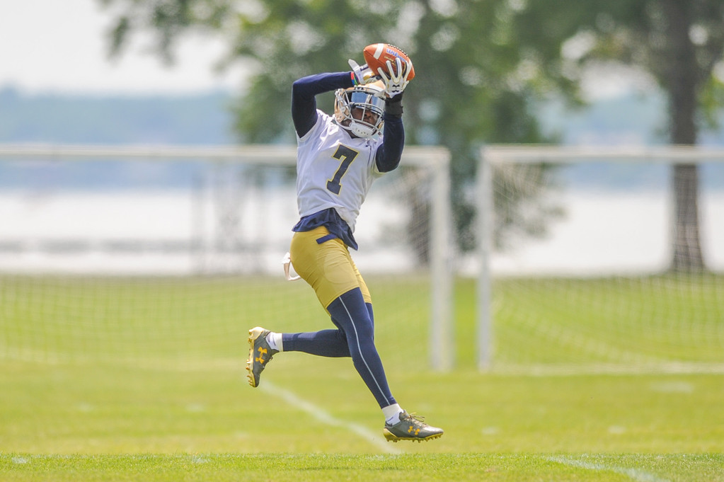 2017 Notre Dame Football Fall Camp - Practice One