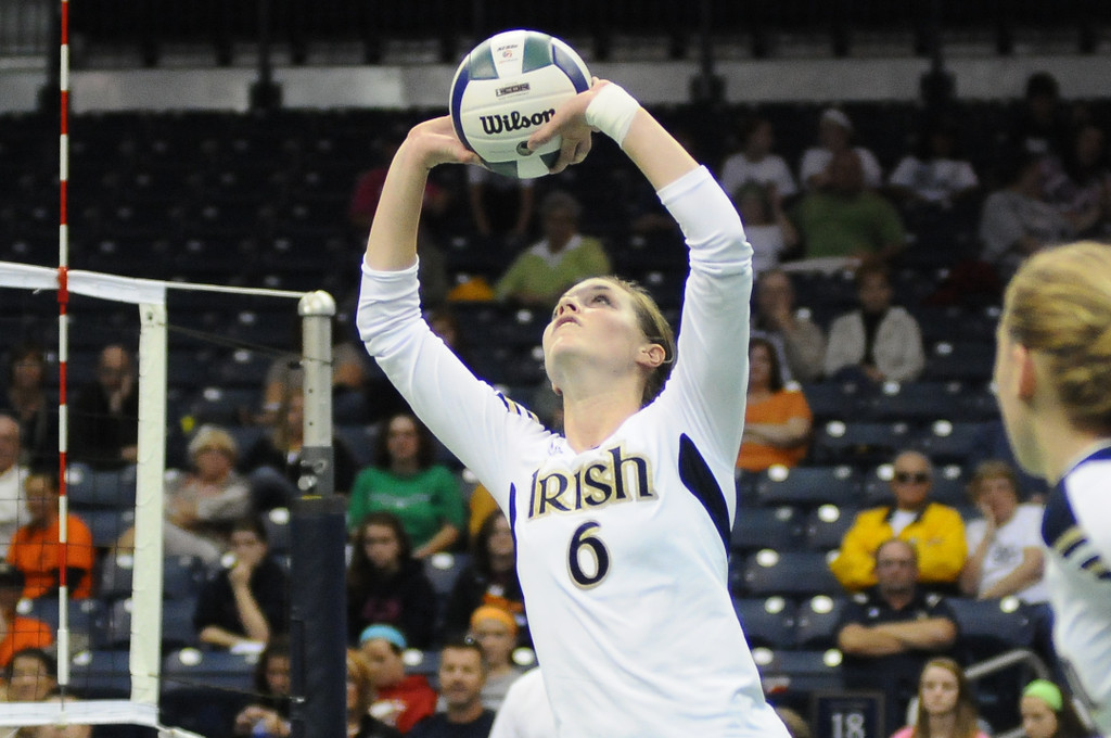 Notre Dame Volleyball vs Maquette on 09-29-2012