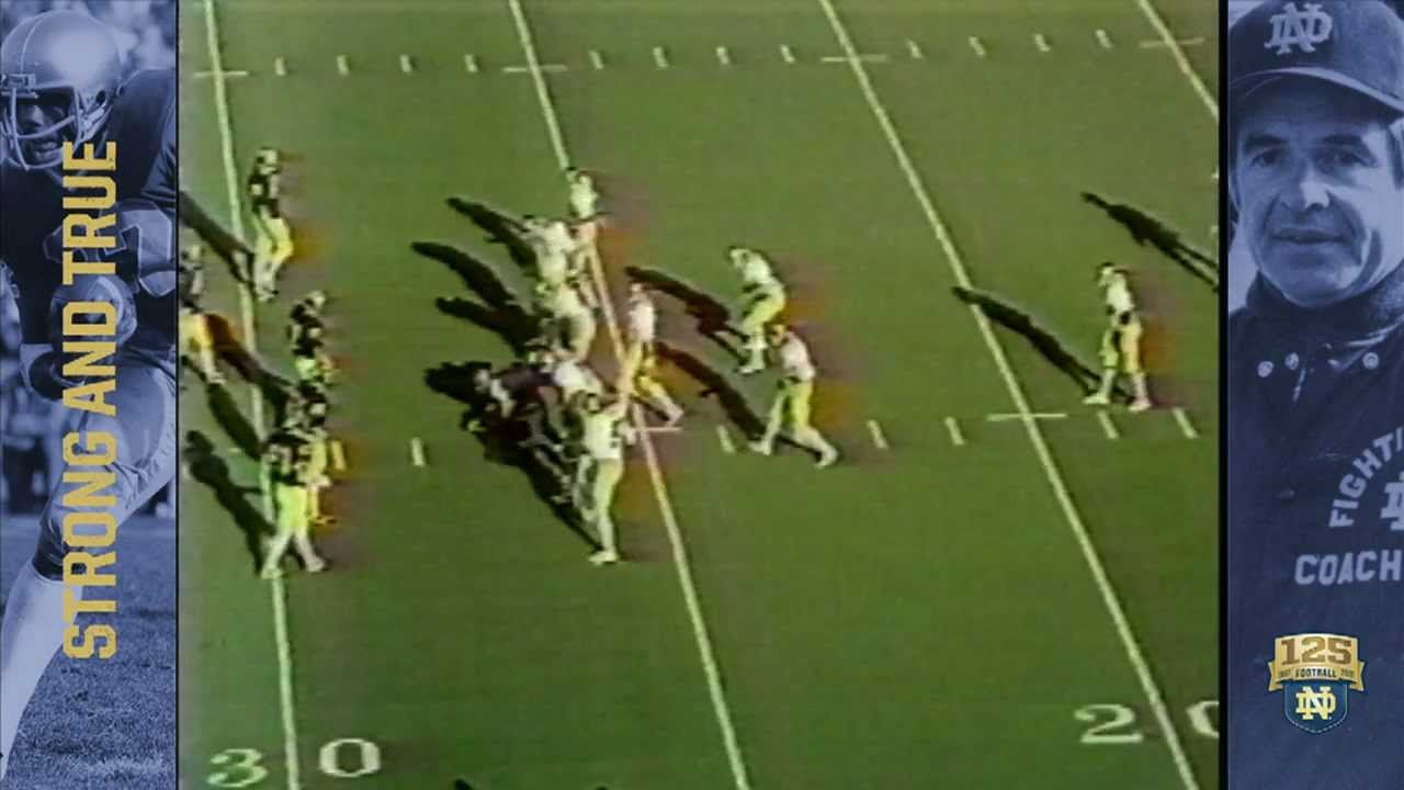 1979 vs. Michigan - Crable FG Block - 125 Years of Notre Dame Football - Moment #046