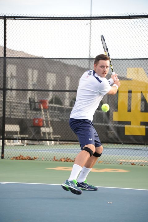 After battling injuries and seeing his time in the lineup wax and wane, senior Billy Pecor has emerged as the emotional leader for an Irish men's tennis team eying postseason success.