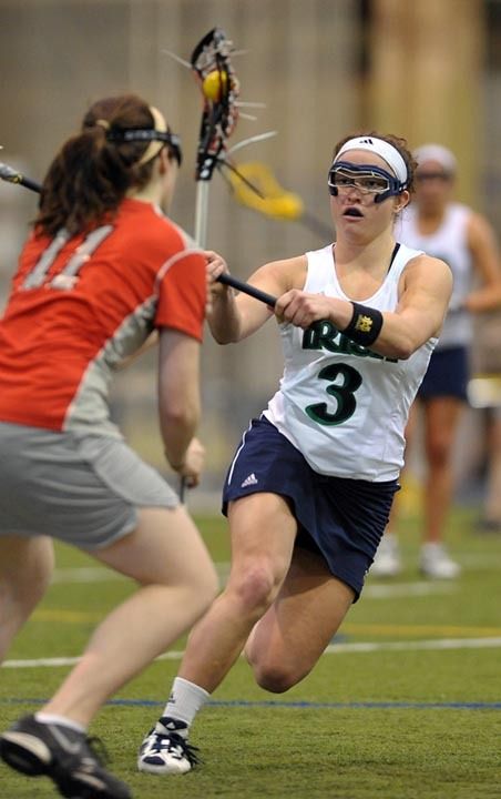 Junior Jackie Doherty had one ground ball, four draw controls and a caused turnover in Notre Dame's 12-8 loss to Dartmouth.