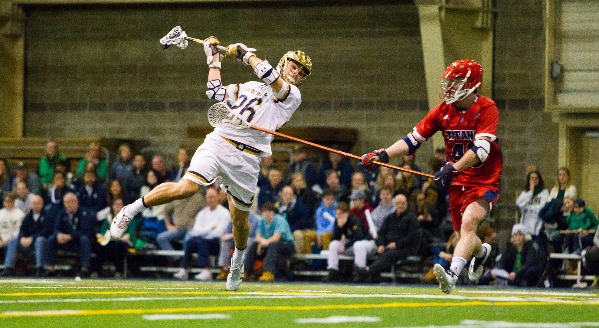Costabile Carries Irish Past Detroit In Season Opener Costabile Carries Irish Past Detroit In Season Opener