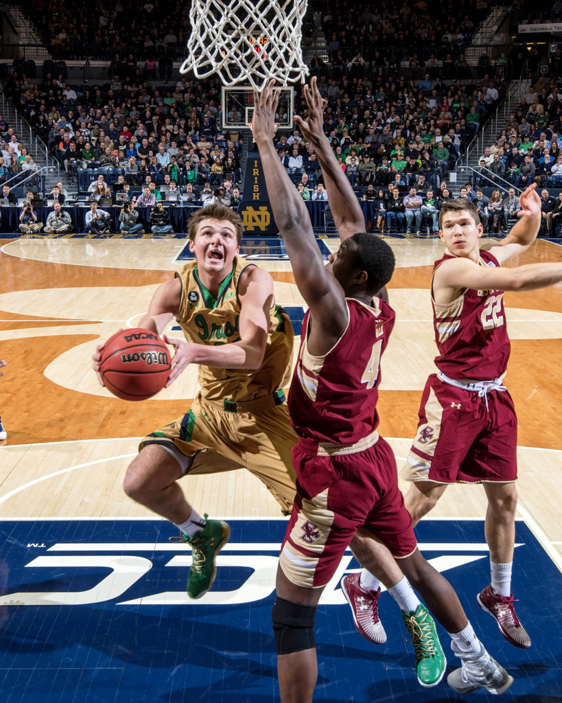 Notre Dame, 76 vs. Boston College, 49