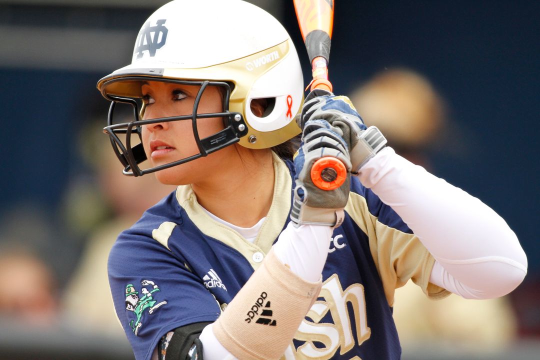 Sophomore Micaela Arizmendi was one of seven Notre Dame players named to the NFCA Mid-Atlantic all-region teams on Thursday