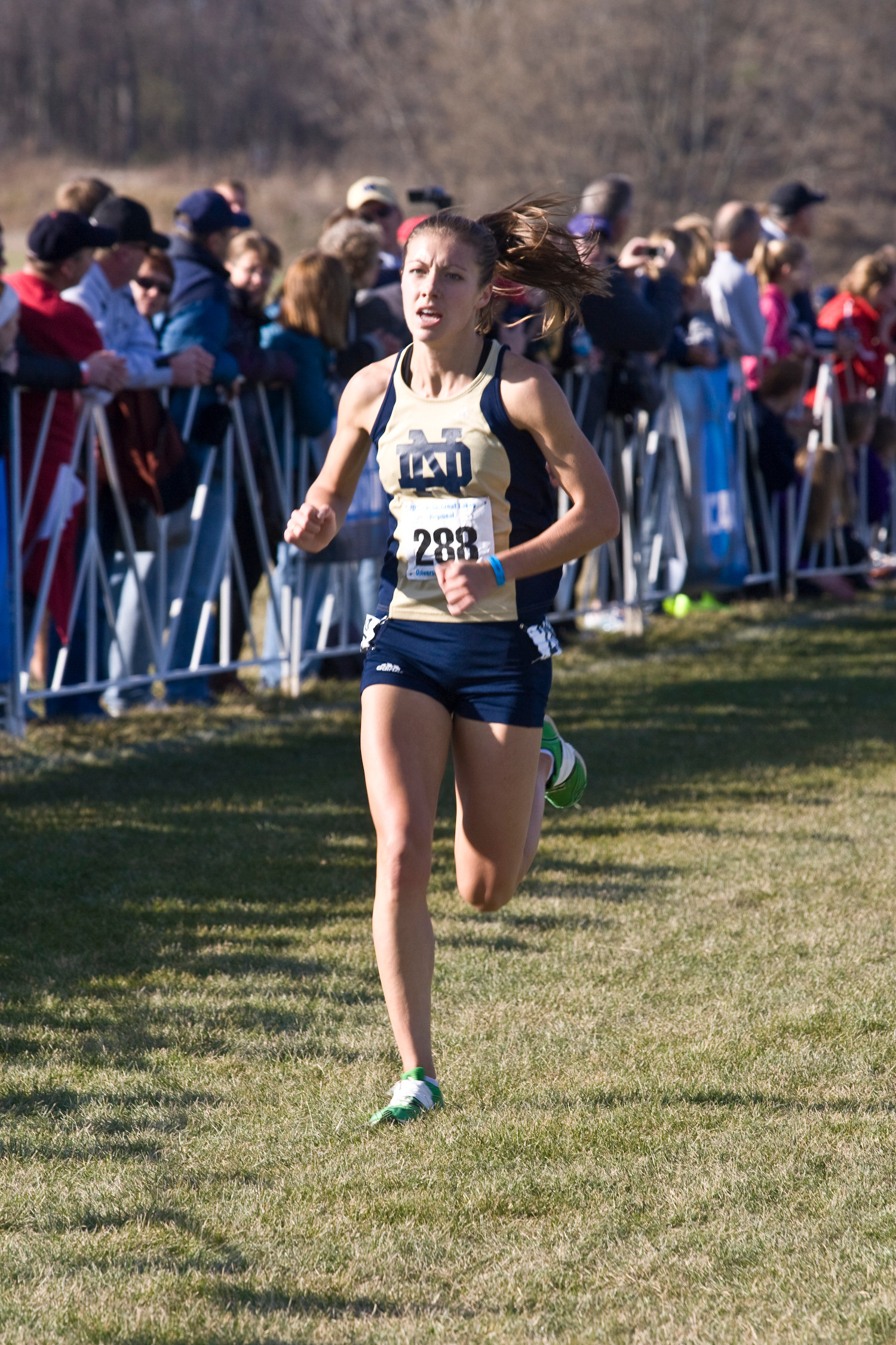 Notre Dame Men’s And Women’s Teams Both Qualify For NCAA Championships Senior Kelly Curran finished third at the Great Lakes Regional Championships.