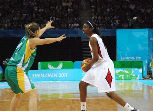 Notre Dame fifth-year senior forward Devereaux Peters made the most of her USA Basketball debut, collecting nine points and a team-high nine rebounds as the United States rolled past Brazil, 112-53, in its World University Games opener on Sunday morning in Shenzhen, China.