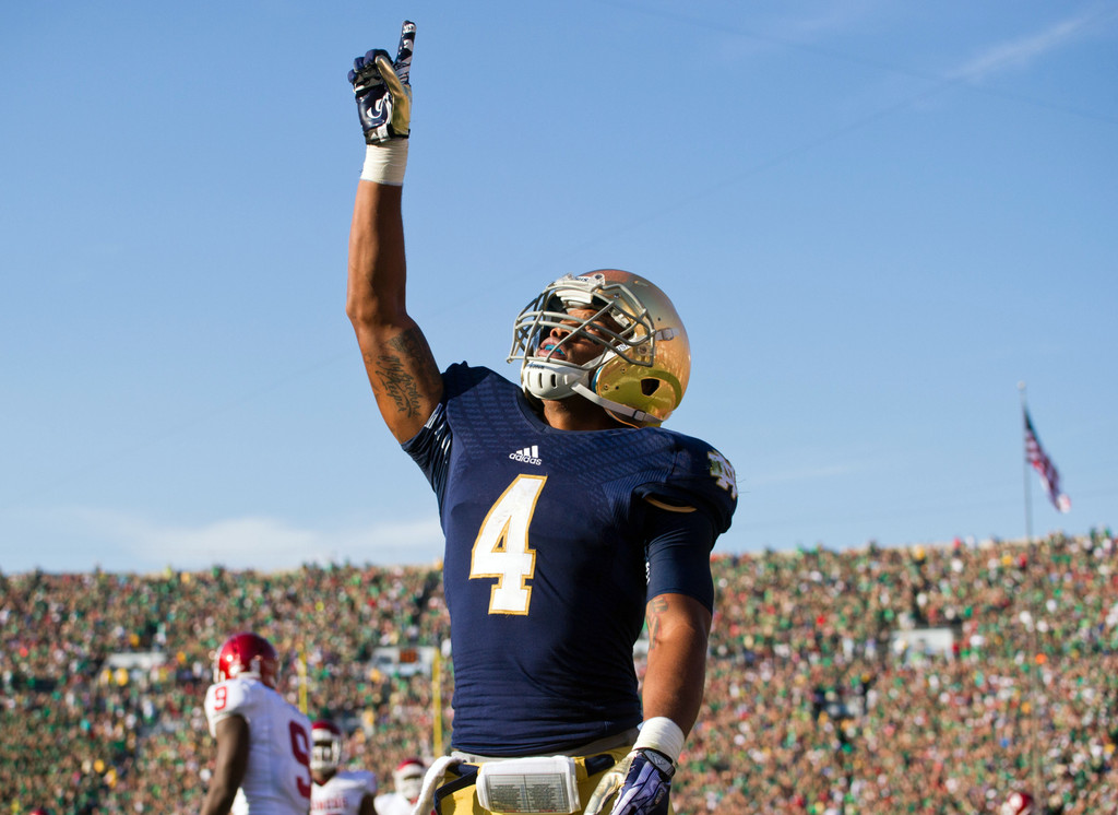 No. 22 Notre Dame vs. No. 14/12 Oklahoma (USATSI)