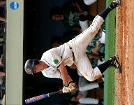 Brett Lilley Earns Freshman All-America Honors From Collegiate Baseball Magazine Freshman All-American Brett Lilley slaps one of his three hits during the NCAA elimination-game win over Stetson (photo by Pete LaFleur).